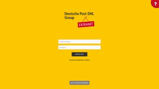 
                            1. Extranet, das Mitarbeiterportal der Deutsche Post DHL Group