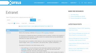 
                            5. Extranet - Definition Glossary for Hotel Revenue Management ...