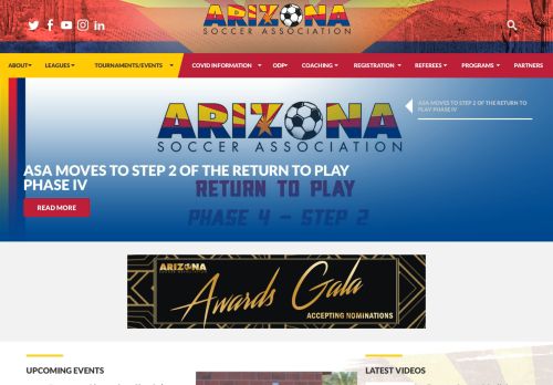 
                            3. Extranet Login | Arizona Youth Soccer Association
