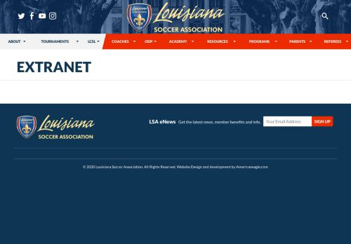 
                            6. Extranet Login | Louisiana Soccer Association