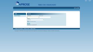 
                            9. Extranet - Login - Powered by PRIMAVERA WebCentral - APROSE