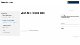 
                            4. Extranet (login) - Projects