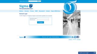 
                            1. Extranet Login - Sigma Personeelsdiensten