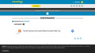 
                            12. EXTRANET - Significato e sinonimi di extranet nel dizionario italiano