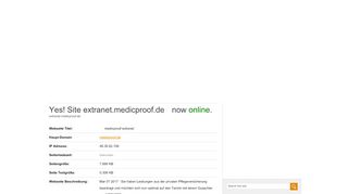 
                            8. extranet.medicproof.de medicproof extranet