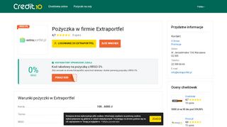 
                            6. Extraportfel ® Logowanie ᐈ Zaloguj się do konta • Pożyczka • Opinie ...