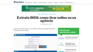 
                            4. Extrato INSS: como tirar online ou na agência - Konkero