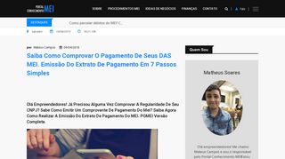 
                            6. Extrato PGMEI - Portal Conhecimento MEI