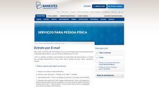 
                            11. Extrato por E-mail - Banestes