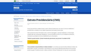 
                            2. Extrato Previdenciário (CNIS) – INSS