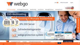 
                            2. Extrem schnelles Webhosting mit 100% SSD Power - WebGo