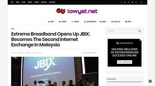 
                            12. Extreme Broadband Opens Up JBIX; Becomes The Second ...