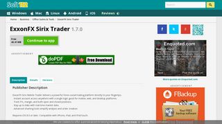 
                            11. ExxonFX Sirix Trader 1.7.0 Free Download