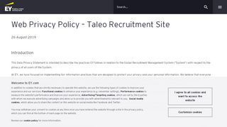 
                            12. EY Global Recruitment Management System - EY - Global