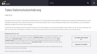 
                            9. EY - Taleo Web-Privacy-Policy - EY - Deutschland