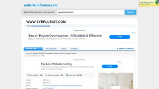 
                            6. eyeplusiot.com at Website Informer. Visit Eyeplusiot.