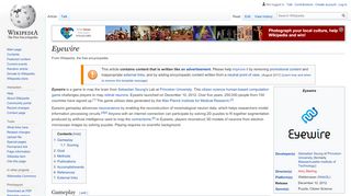 
                            12. Eyewire - Wikipedia