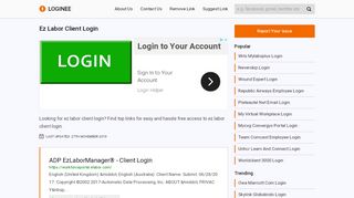 
                            5. Ez Labor Client Login