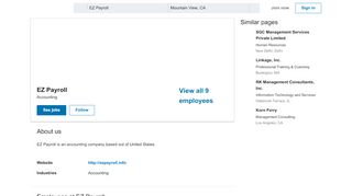 
                            10. EZ Payroll | LinkedIn