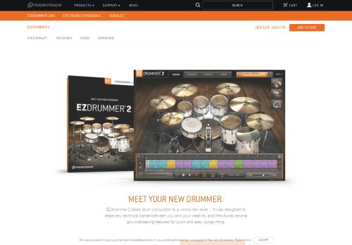 
                            2. EZdrummer 2 | Toontrack