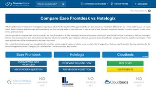 
                            8. Ezee Frontdesk vs Hotelogix 2019 Comparison | FinancesOnline