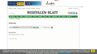 
                            10. eZeitung: WESTFALEN-BLATT