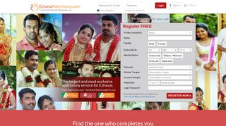 
                            1. Ezhava Matrimony - The No. 1 Matrimony Site for Ezhavas ...