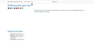 
                            12. Ezi2care.jkm.gov.my Error Analysis (By Tools) - Website ...