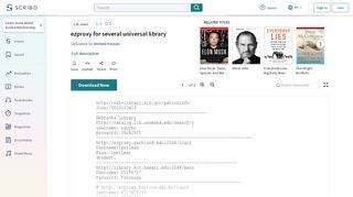 
                            6. ezproxy for several universal library - Scribd