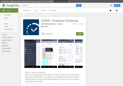 
                            8. EZShift - Employee Scheduling — Lietotnes pakalpojumā Google Play