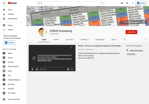 
                            9. EZShift Scheduling - YouTube