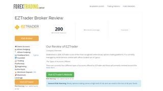 
                            1. EZTrader Binary Options Broker Review: Sign Up Bonus, Spreads ...