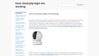 
                            10. Ezviz cloud p2p login not working - Google Sites