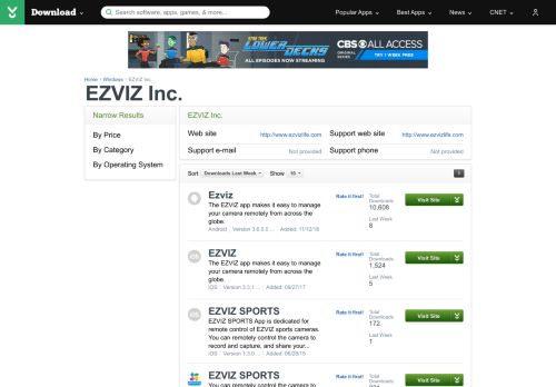 
                            7. EZVIZ Inc. - Download.com