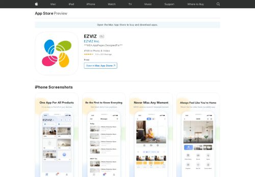 
                            8. EZVIZ on the App Store - iTunes - Apple
