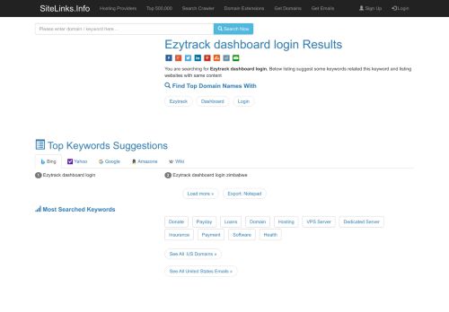 
                            3. Ezytrack dashboard login Results For Websites Listing - SiteLinks.Info