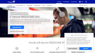 
                            1. F-Secure FREEDOME VPN — Beskytt personvernet | F-Secure