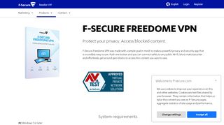 
                            8. F-Secure FREEDOME VPN | F-Secure VIP