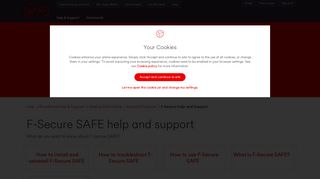 
                            10. F Secure Help and Support | Virgin Media