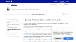 
                            7. F-Secure PSB Email and Server Security 12.10 | Protection Service for ...