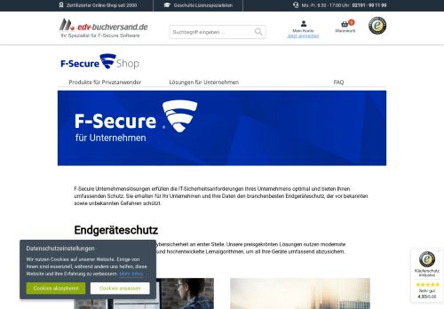 
                            13. F-Secure Unternehmenslösungen: Client-/Server-Lizenzen - Business ...