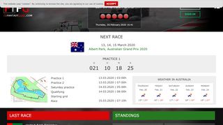 
                            12. F1 Fantasy Game .:. Get In To Your Game