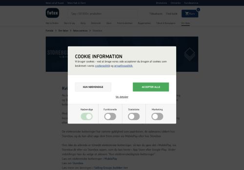 
                            9. Få alle dine kvitteringer digitalt med storebox - Føtex