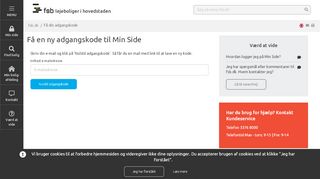 
                            5. Få en ny adgangskode til Min Side - fsb.dk