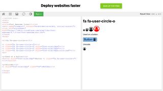 
                            5. fa fa-user-circle-o - Tryit Editor v3.6