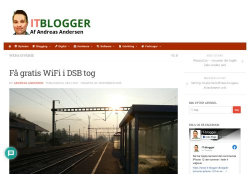 
                            6. Få gratis WiFi i DSB tog - IT-blogger