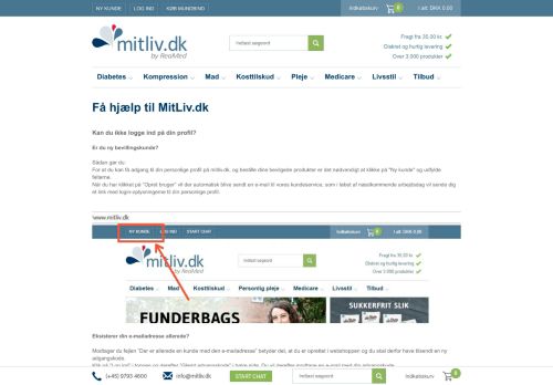 
                            5. Få hjælp til MitLiv.dk | Ny kunde, gennemfør køb m.m.