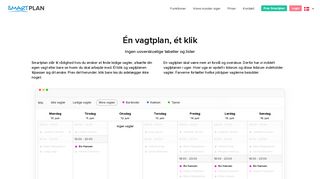 
                            8. Få overblik over din vagtplan med ét klik. - Smartplan