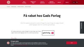 
                            9. Få rabat hos Gads Forlag - Danske Fysioterapeuter