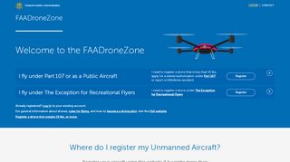 
                            2. FAADroneZone - Federal Aviation Administration